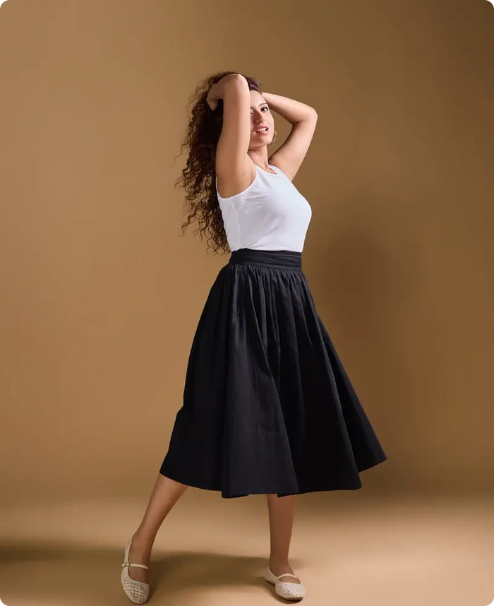 Flattering a-line shape